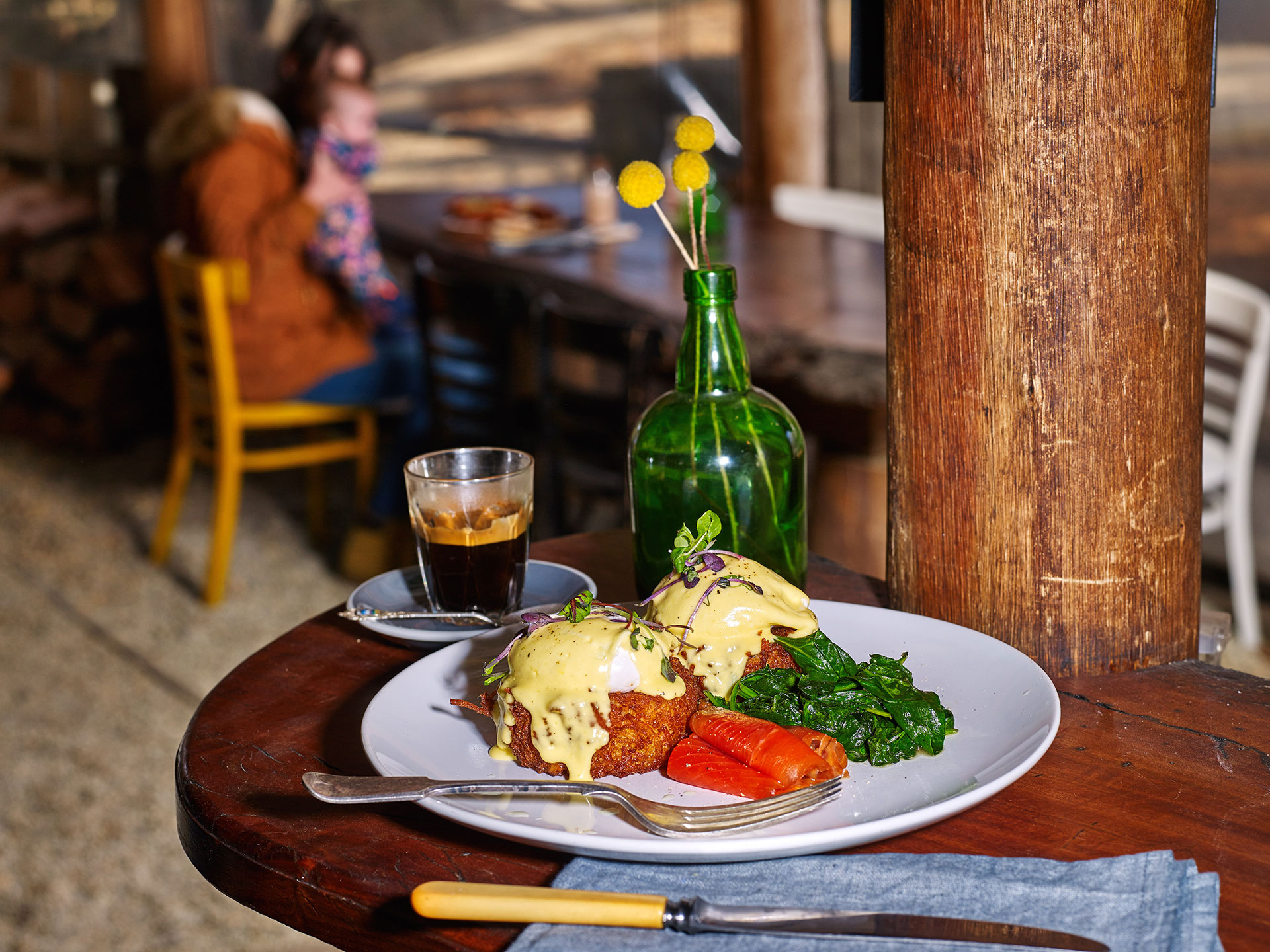 Potato Rosti with Cured Salmon